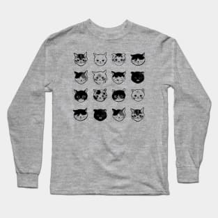 Cats heads Long Sleeve T-Shirt